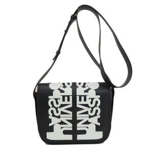 BURBERRY Black Leather Shoulder Bag